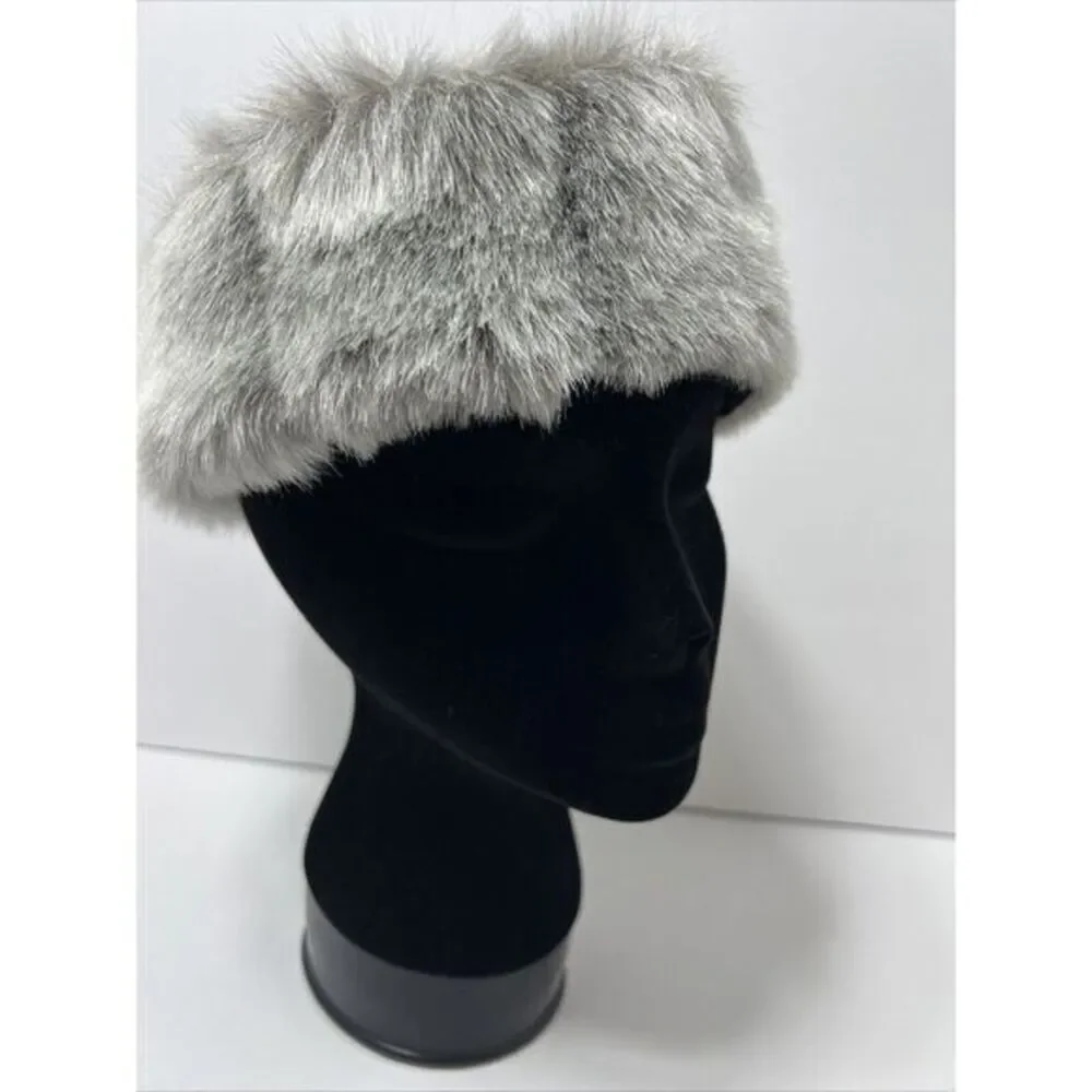 Faux Fur Head Band Silver Fox Terry Lewis Classic‎ Luxuries